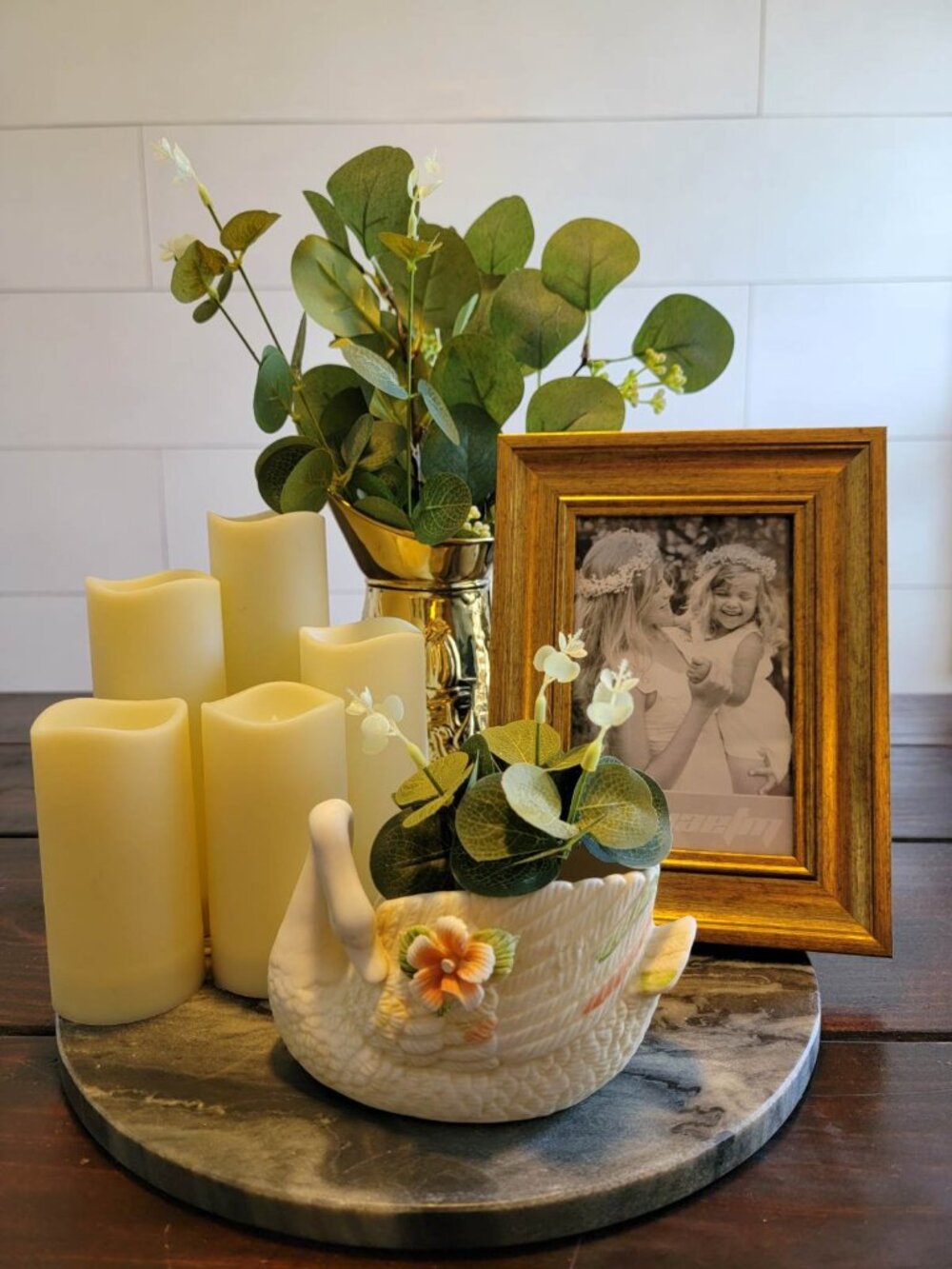 Vintage Cottagecore/Farmhouse-Inspired Centerpiece Set